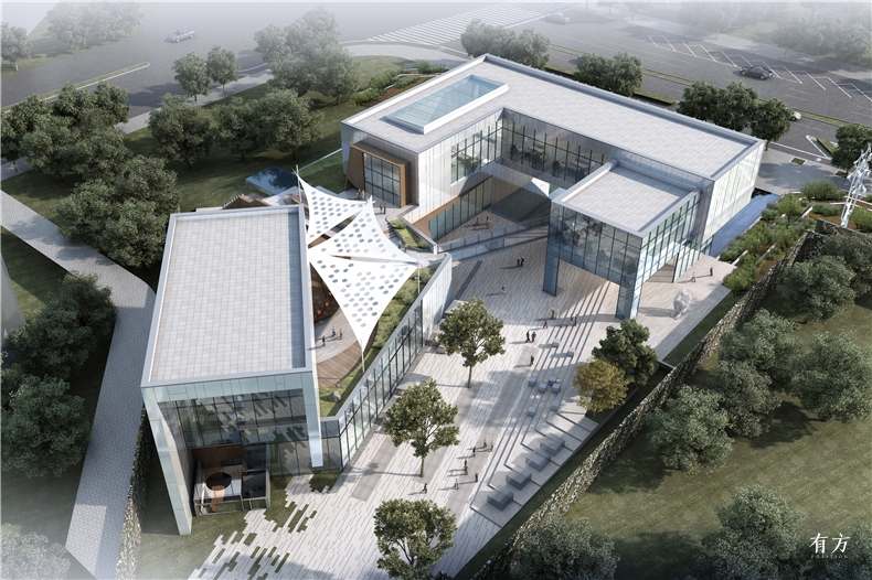 云中图书馆:北京万科翡翠书院天空图书馆 / 北京日清建筑设计有限公司 – 有方