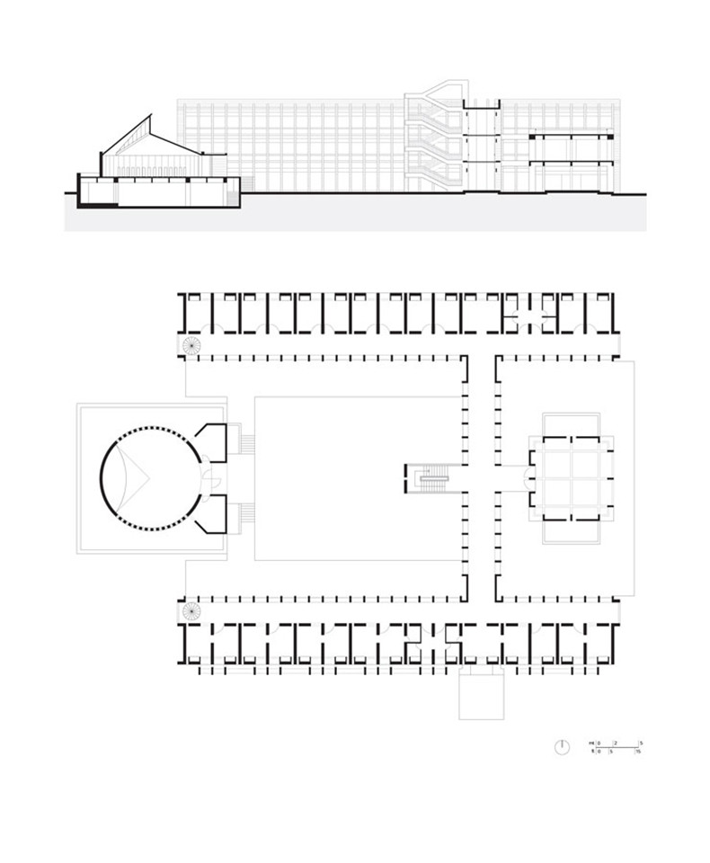 Newman Hall Ahmedabad 08 二层平面