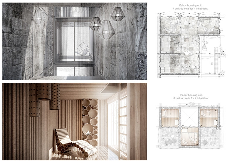 06 Selected housing units paper and fabric