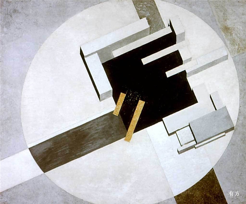Proun 1E 1919 By El Lissitzky