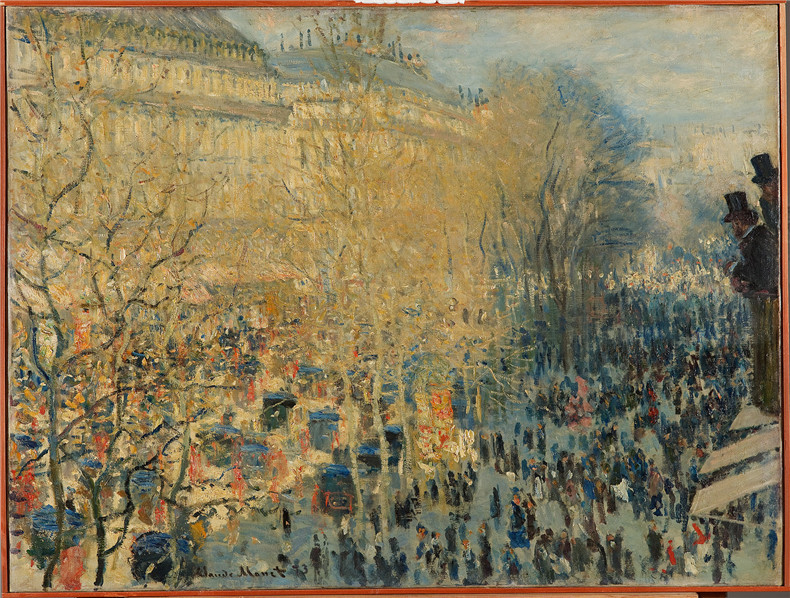 1873The Boulevard des Capucines巴黎 1873