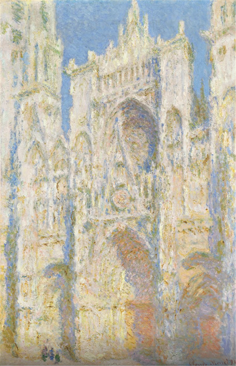 1894The Portal of Rouen Cathedral in Morning Light鲁昂