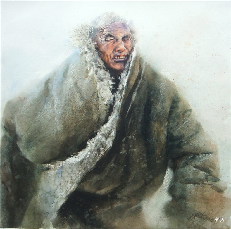 00-李舒西藏人物画07