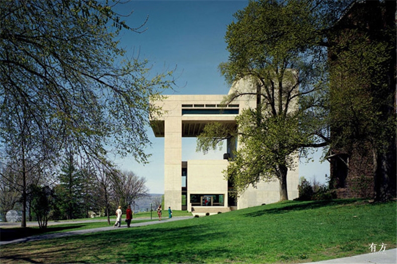 100张照片回顾贝聿铭的100岁人生23 康奈尔大学约翰逊艺术馆1973年
