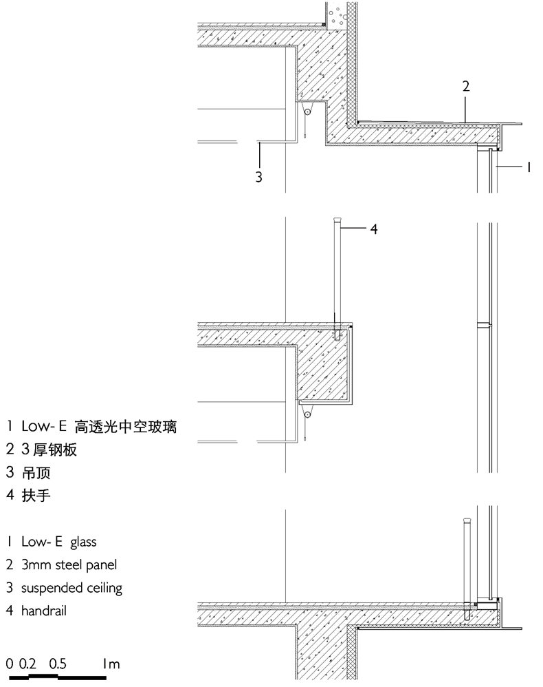 低层建筑 多层墙身大样 华慧中心 有方