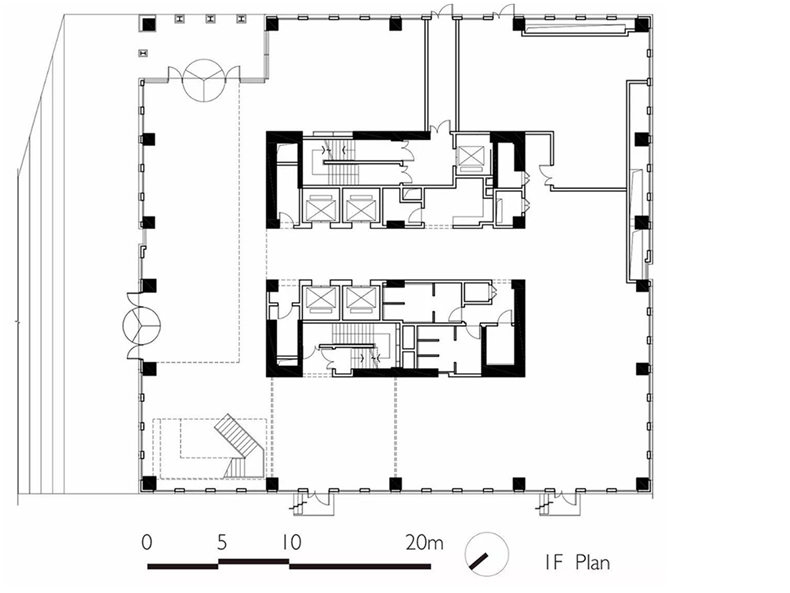 华鑫慧天地 有方空间 高层建筑平面图