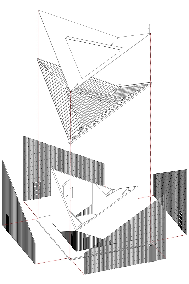 0张雷教堂 03 exploded isometric