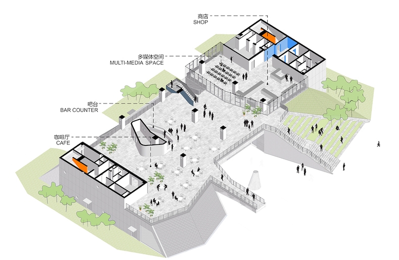 二层公共空间示意图