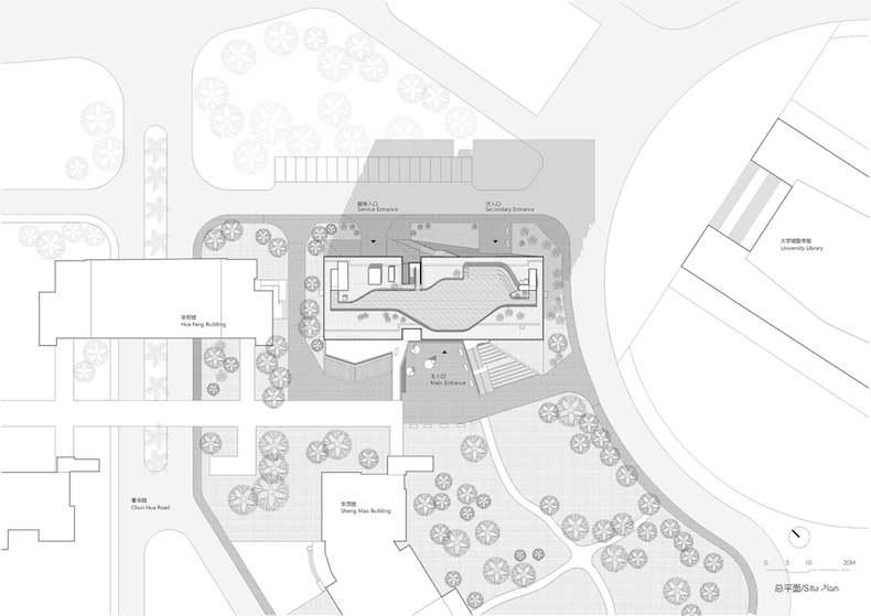 清华大学海洋中心总平图 Open