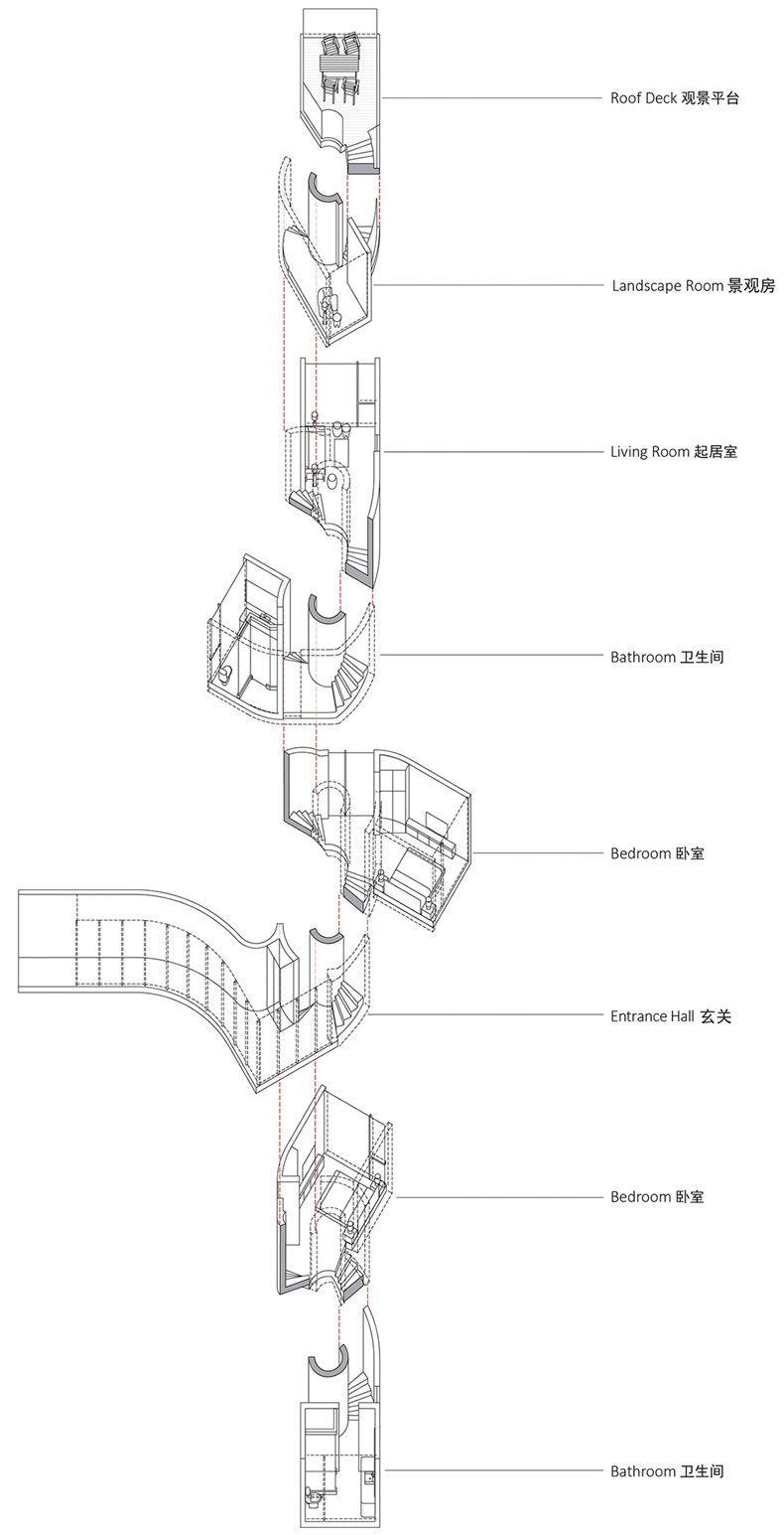 看得见风景的房间 齐云山树屋 本构建筑工作室16