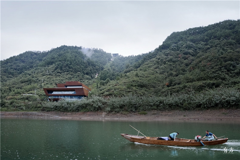 千岛湖进贤湾 东部小镇索道站9