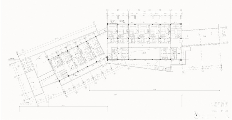 空崆建筑 绍兴六和藏院平面图0