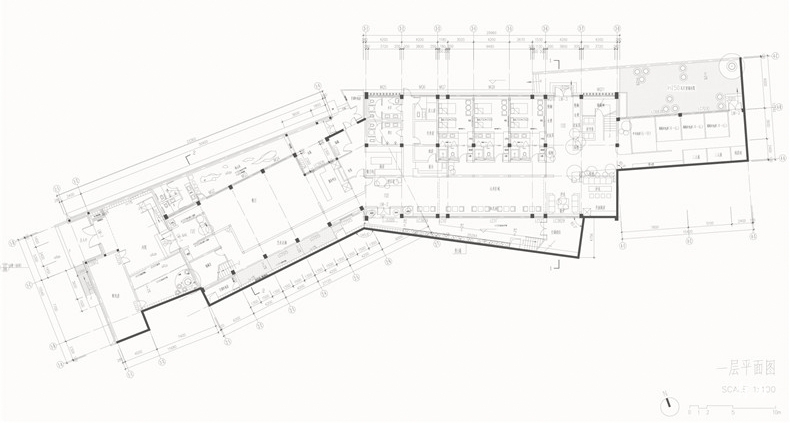 空崆建筑 绍兴六和藏院平面图1