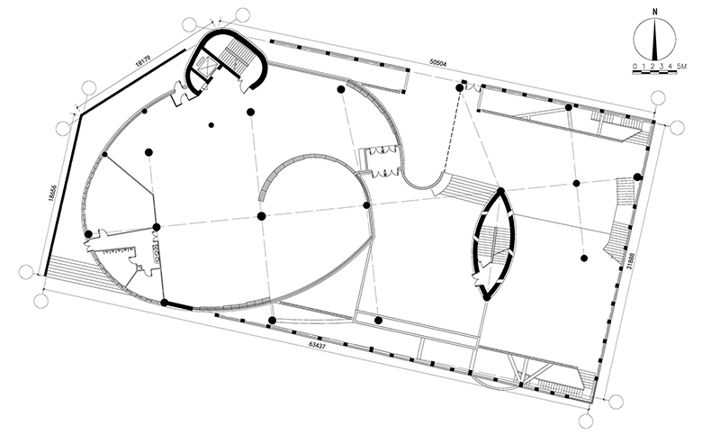 东庄 西域建筑馆 新疆玉点建筑设计 一层平面图