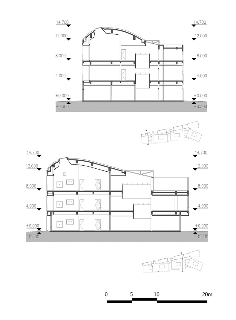 07 纵剖面图 Cross section 2