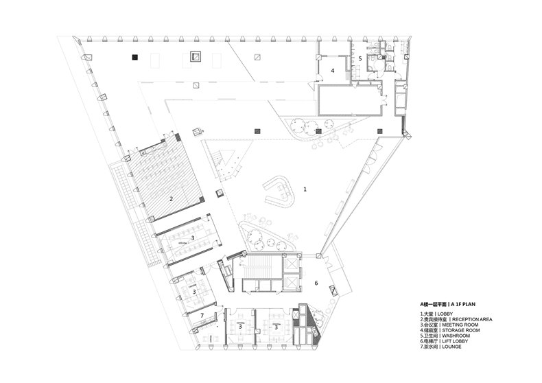 A1F Plan丨一层平面图