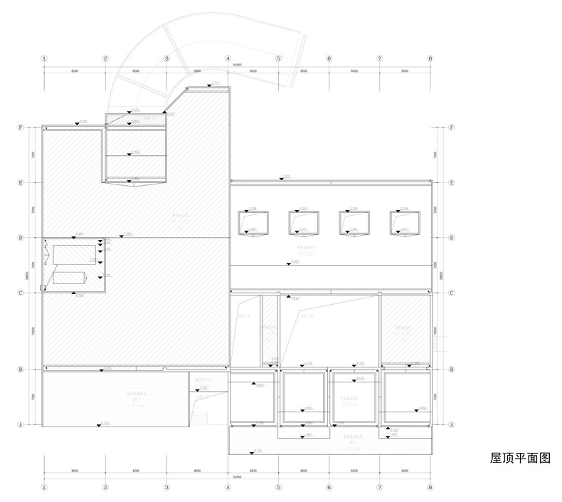 00屋顶平面图