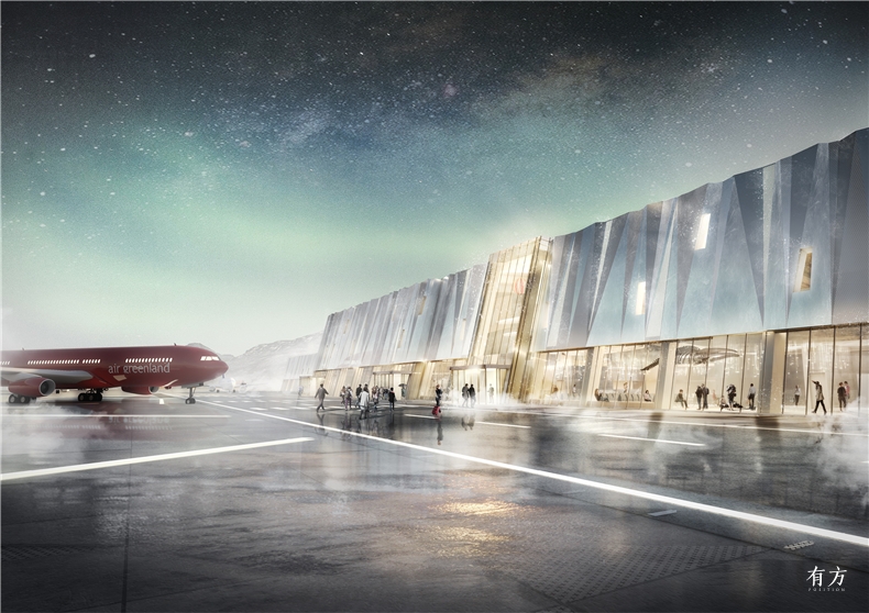 2 冰川机场伊卢利萨特Ilulissat 机场效果图