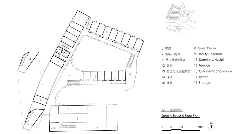 A区二层平面图