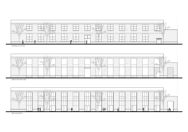 Superimpose Factory Re-veil 007 External Elevations