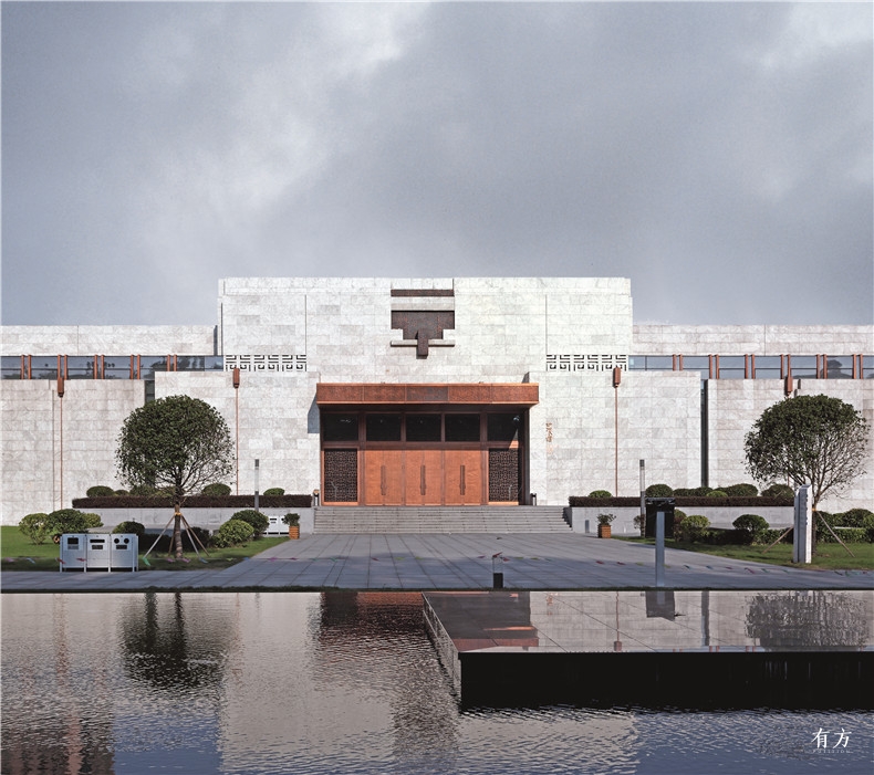 Front elevation of the gallery of art Photography Zhang Guangyuan