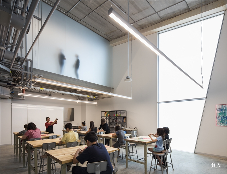 6 A studio classroom inside the Glassell School of Art Photograph Richard Barnes