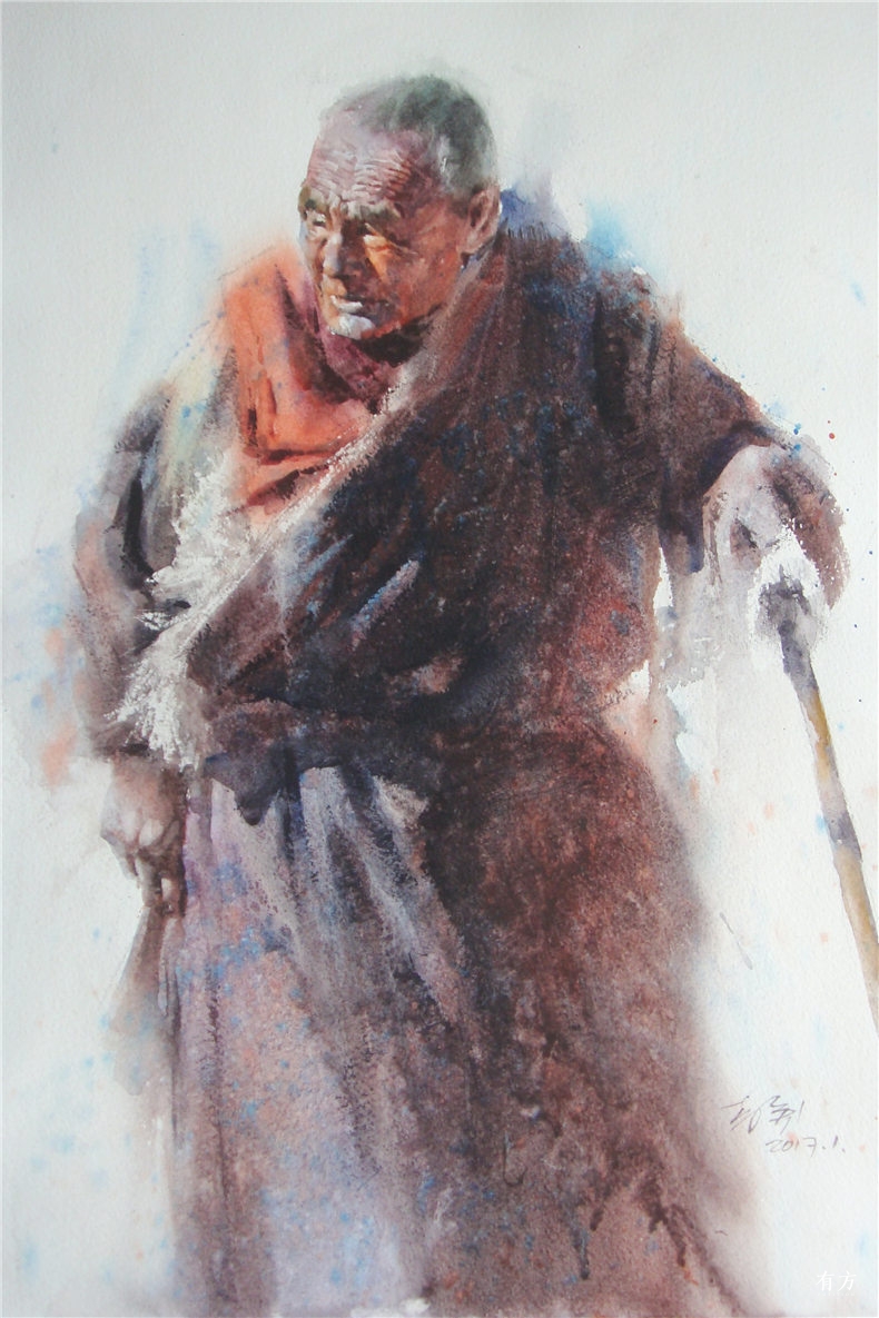 00-李舒西藏人物画19